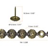 sourcing map Upholstery Tacks Strips, 1Meter Flower Decorative Nail Trims