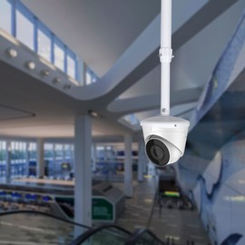 WiTi Extendable Pole Mount for Security Surveillance Cameras, Ceiling Mount Bracket for Bullet Camera,Solid Metal Max 60CM