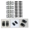 Operitacx Replaceable Strap Buckles 100pcs Plastic Side Release Buckles for