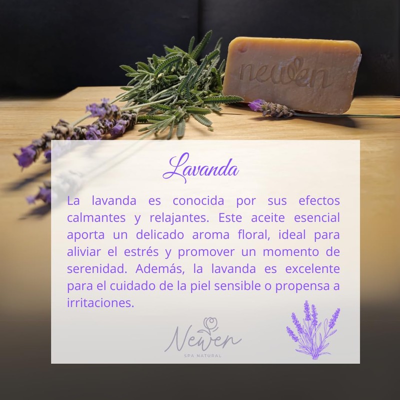 Newen Jabón corporal Natural - Kit spa 4 Barras con