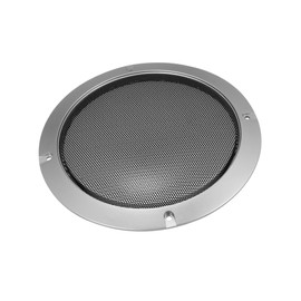 REPAIROCK 6.5" Speaker Grille Cover Mesh Trim Round Subwoofer Grille Horn Protective Guard Silver Tone Car Auto Stereo Accessories Auto Replacement Parts