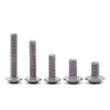 M5-0.8 x 40mm Flanged Washer Button Head Socket Cap Screws,