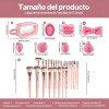 67pcs Brochas Maquillaje Profesional Esponjas Neceseres Rosa