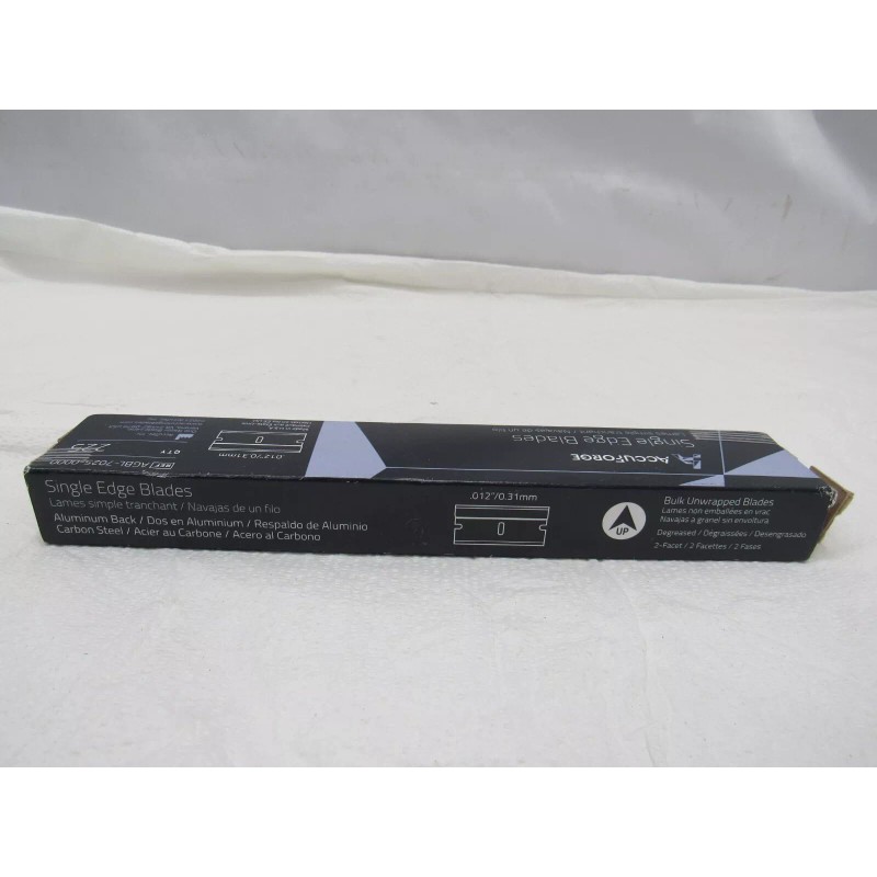 Accuforge Single Edge Blades AGBL-7025-0000 Package of 225 Bulk Unwrapped