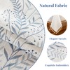 Alsoo Tablecloth Rectangle 55" x 75", Farmhouse Linen Style Table