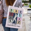 WCGXKO Softball Girls Gift Softball Player Sports Bag Casual Tote