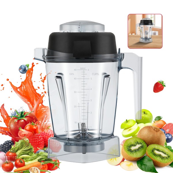 𝑵𝒆𝒘 for vitamix Replacement Pitcher 48oz，Replace vitamix Blender Container Cup