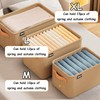Taoluwin Wardrobe Clothes Organizer, Large Capacity Closet Storage Baskets with