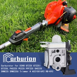 SRM 225 Carburetor Ignition Coil Tune Up Kit for Echo SRM225 SRM-225 GT225 GT225i GT225L PAS225 PE225 PPF225 SHC225 SRM225U Trimmer Weedeater # A021001690 A021001691 A021001692 RB-K93