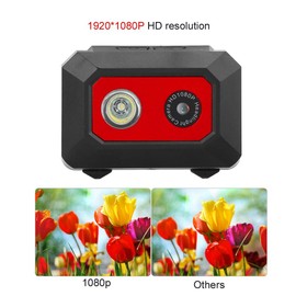 Sports Action Camera, Super HD 1080P DV Sports Camera Head-mounted Action Video Camcorder DVR Recorder(Red)