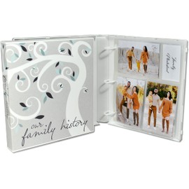 UniKeep Family History Records Organizer Case with Binder Rings (Poly Ring, Tree, 1.5 Inch Spine)
