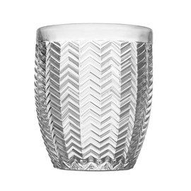 Godinger Double Old Fashioned Glasses Set, Drinking Glass, Drinking Cup, Cocktail Glasses, 11oz Glasses for Scotch, Bourbon, and Cocktails, Set of 4, Aurora Collection