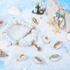 SUNNYCLUE 1 Box 20Pcs Seashell Charms Shell Charms Sea Shells