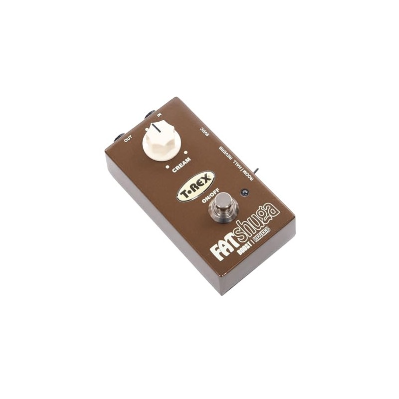 T-Rex Engineering FAT-SHUGA Reverb Guitar Effects Pedal with Overdrive/Boost Functionality