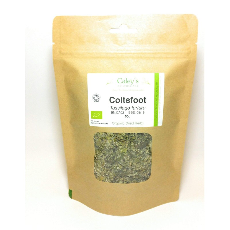 Organic Coltsfoot (Tussilago farfara) Dried Herb (100g)