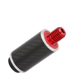 UCCKEYI Carbon Fiber Black Yellow Pool Cue Extension to Fit for Predator, Players, PureX & Lucasi (2 inches)