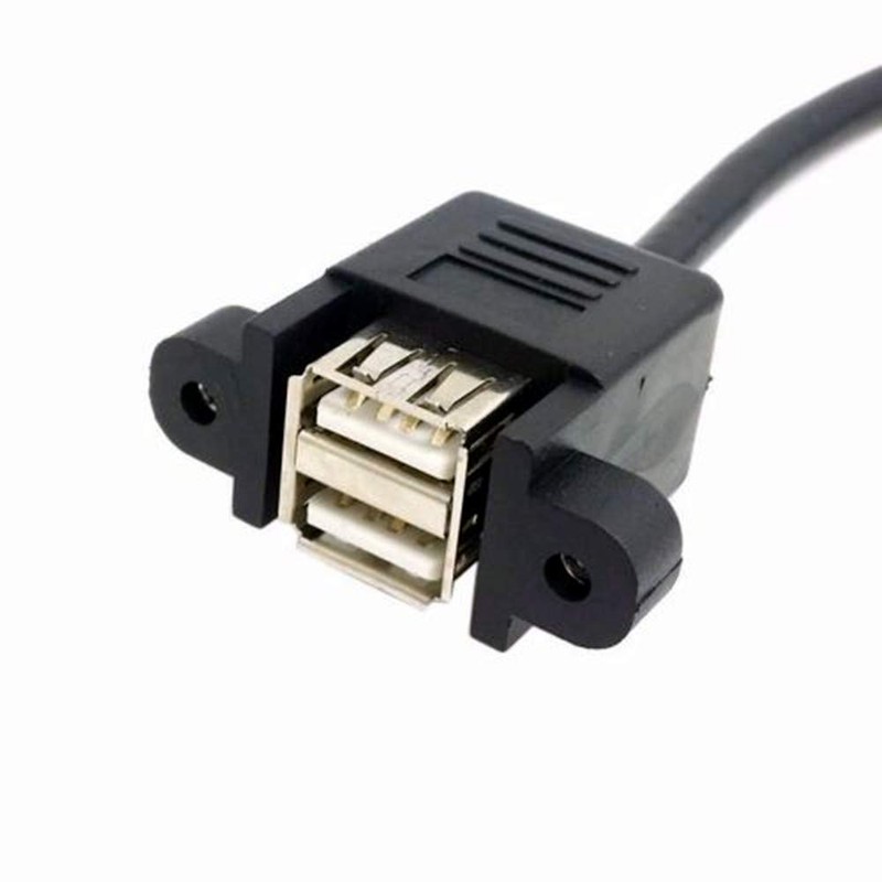 ANRANK 50cm Dual USB 2.0 Type A Female to Motherboard