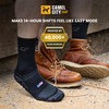 Camel City Mill Crew Wool Work Socks – Sweat-Wicking &
