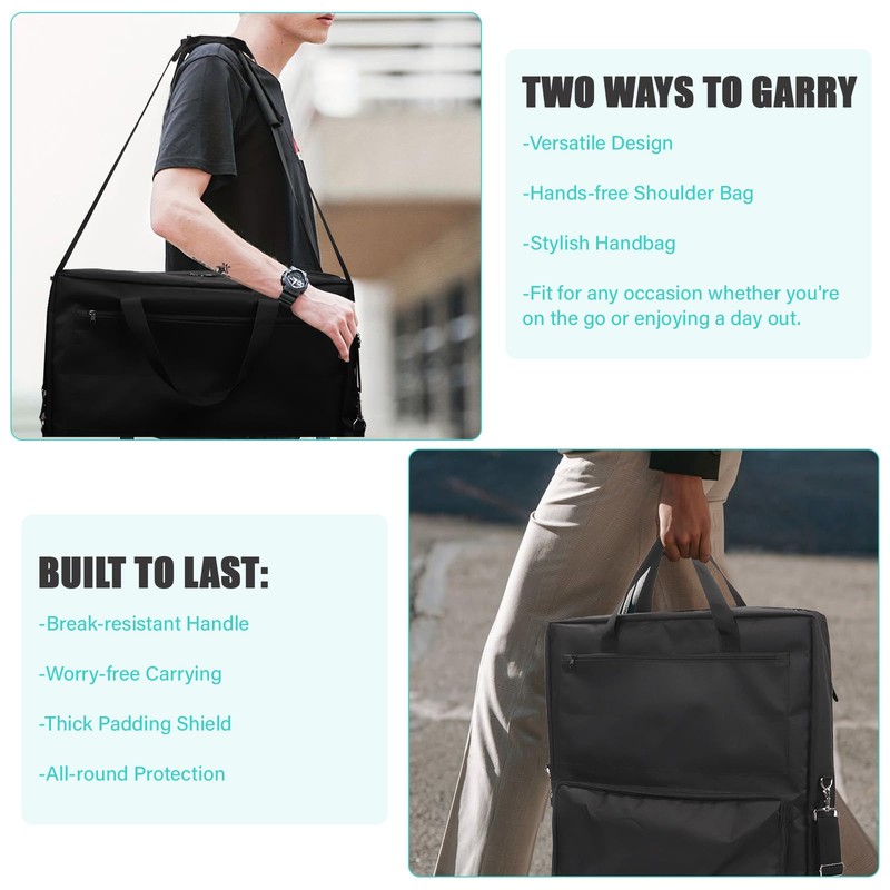 GAESHOW Bag for Solar Panel, Portable Solar Panel Bag, Foldable