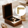 20Pcs 4 mm Hidden Brass Miniature Barrel Hinges, 4 x