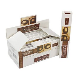 Nandita Mantra Meditation, 15 Gram Incense Stk (12 Packs x 15 grams each)