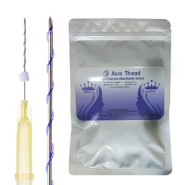 Auro Thread PDO Thread(Mono screw 30G 38MM) Lift/Face Body Lifting/Smooth Mono Type 38mm (50pieces)