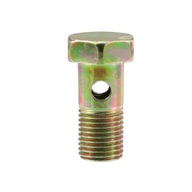 X AUTOHAUX 1Pcs M12x1.25 Banjo Bolt Brake Line Fitting Adapter Iron Bronze Tone