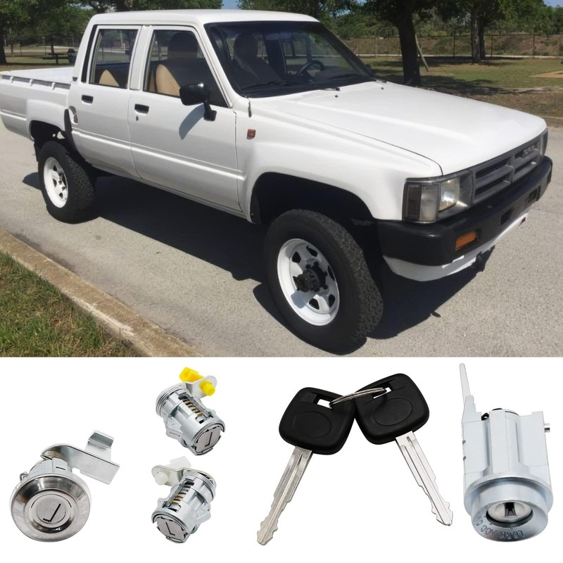 laffoonparts Door Lock & Key Ignition Barrel Set Replacement for