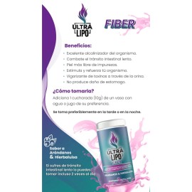 LIPOBLUE UltraLipo Fiber 100% Natural 100Gramos Fibra Ultralipo 100% Natural