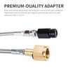 GURUDAR CO2 Tank CO2 Cylinder Direct Adapter with 60in Stainless