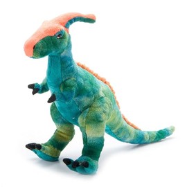 The Petting Zoo Parasaurolophus Dinosaur Stuffed Animal Plushie, Dinosaur Animals, Green Dinosaur Plush Toy 22 inches
