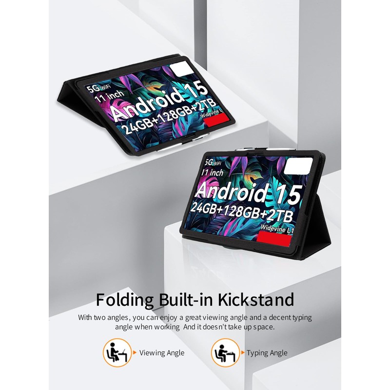 for TABWEE T90 11 Inch Android Tablet Case,Folding Stand Protective