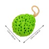Vaguelly 4pcs Honeycomb Shower Sponges Hydrophilic Bath Sponge Body Scrubber