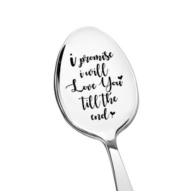 Couples Valentines Gifts for Wife Husband Valentines Spoon Gifts for Boyfriend Girlfriend Anniversary Birthday Gifts for Bf Gf Coffee Tea Lover Gifts for Women Men Husband Wife Spoons
