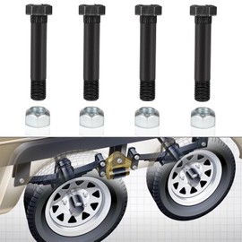 9/16" -18 x 3 Trailer Leaf Spring Shackle Bolt & Lock Nut for 1-3/4" Wide Leaf Springs onto Hanger Brackets Or Equalizers