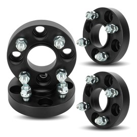 TadaMark 4x100 & 4x101.6 Hubcentric Wheel Spacers 1in Wheel Adapters Forged 4 Lug fit for Golf Cart EZ GO Club Car 62mm Bore with 1/2" x 20 Studs 4pcs