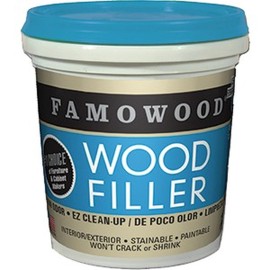 FixtureDisplays Famowood 40042126 6oz Natural Solvent Free Wood Filler