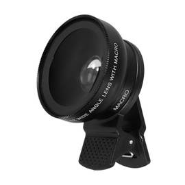 BIUDECO 1 Set Clip Smartphone Camera Lens Kit Wide Angle Macro Lens for Professional Mobile Photography Durable Lightweight Design Compatible with Smartphones