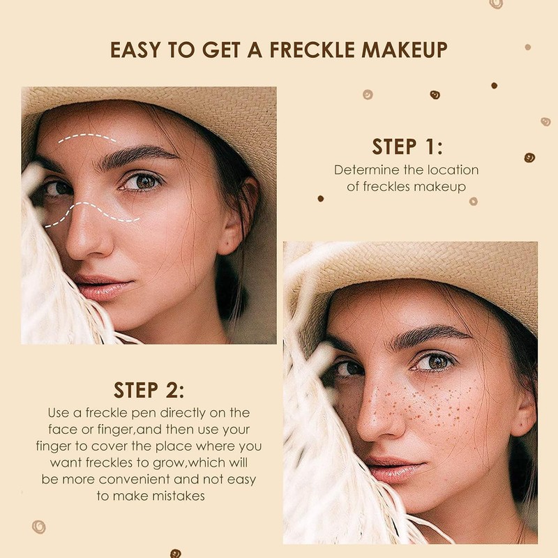 Freckles Pen de Maquillaje para Pecas, Bolígrafo para Crear Maquillaje