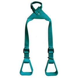 Showman Heavy Duty Nylon Adjustable Buddy Stirrups (Teal)