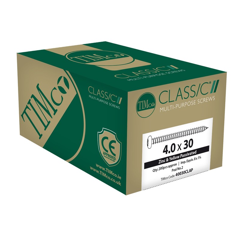 TIMCO Classic Multi-Purpose Pan Head - 4.0 x 40 -