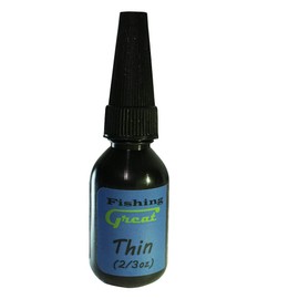 GREATFISHING Fly Tying UV Clear Glue Thin Glue for Building Flies Heads Bodies Wings and Gluing Eyes (Thin uv Glue)