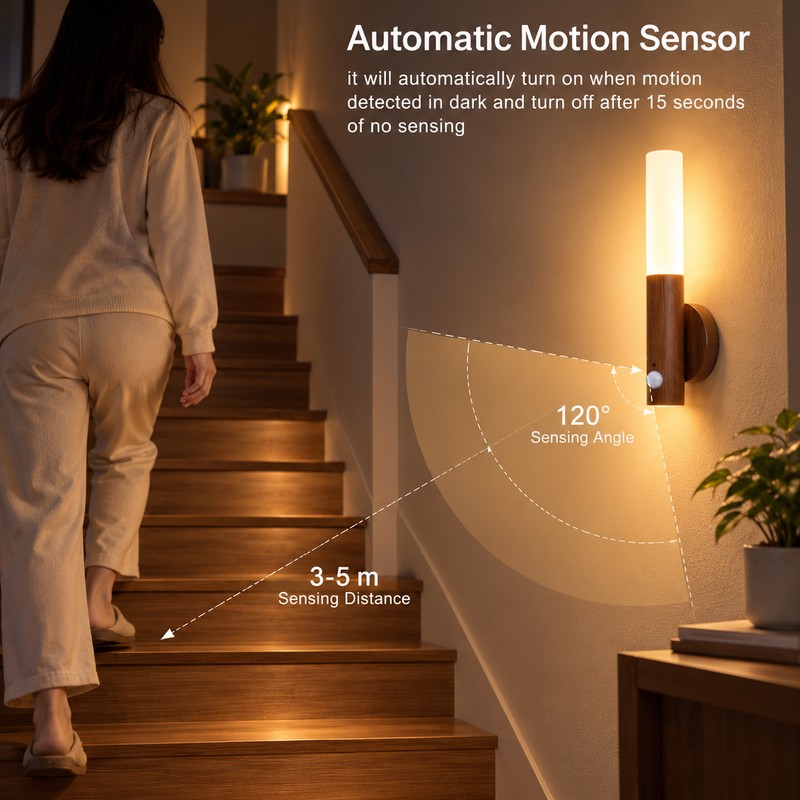  Motion Sensor Night Light for Indoor Use – Rechargeable