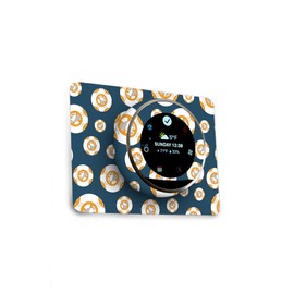 MightySkins Skin Compatible with Nest Thermostat - Mini Galaxy Bots | Protective, Durable, and Unique Vinyl Decal wrap Cover | Easy to Apply, Remove, and Change Styles | Made in The USA