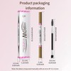 Dual-Ended Eyebrow Pencil - Waterproof, Ultra Fine With Two Micro-Fork