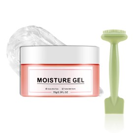GEUUFEA Face Moisturising Gel, Clear Hydration Cream with Face Mask Applicator, Daily Face Moisturizer for Dry Skin, Oily Skin & Combo Skin