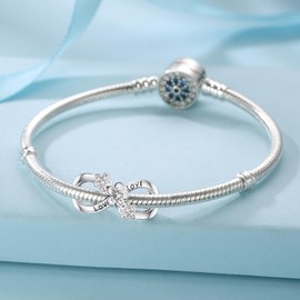 925 Sterling Silver Infinite Love Charms for Bracelets and Necklaces Beads Charms Birthday charm Jewellery Gift for Women