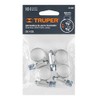 Truper M-4B, Abrazadera de acero inoxidable 3/8" x 1/2", diámetro