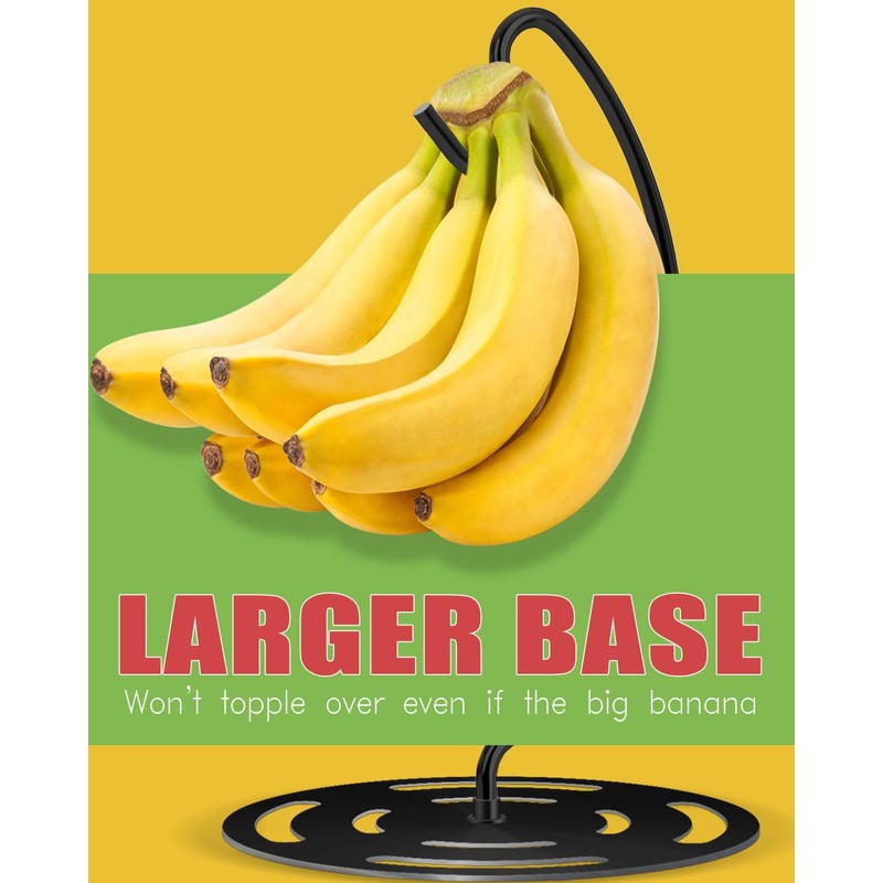 Coopenju Banana Holder Stand Stainless Steel, Modern Banana Tree Hanger
