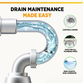 Instant Power Professional Bio-Enzymatic Commercial Drain Maintainer, Drainage Clog Remover, 1 Gallon, 4 Pack